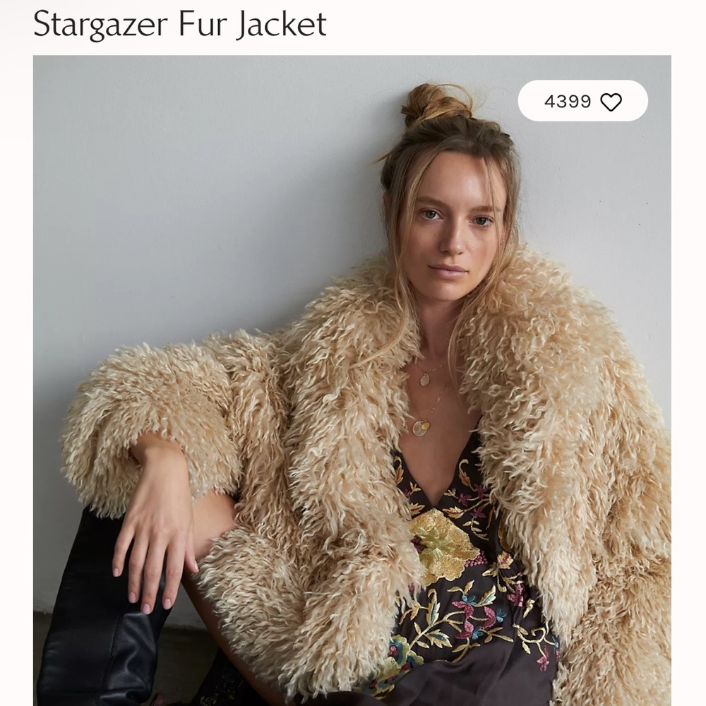 Stargazer coat super soft new without tags warn once